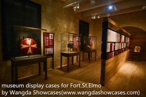museum display cases-freestanding design